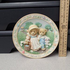 Cherished Teddies Jack and Jill Plate